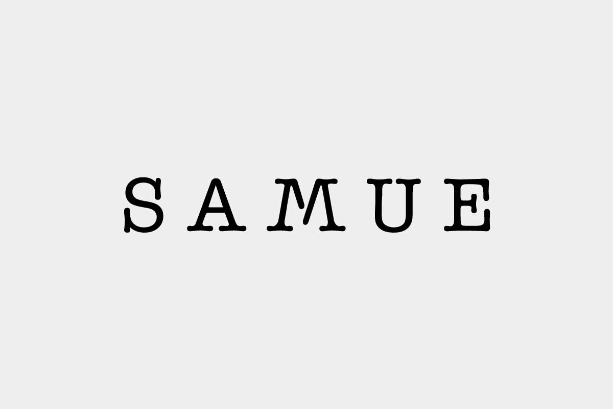 SAMUE ロゴ デザイン